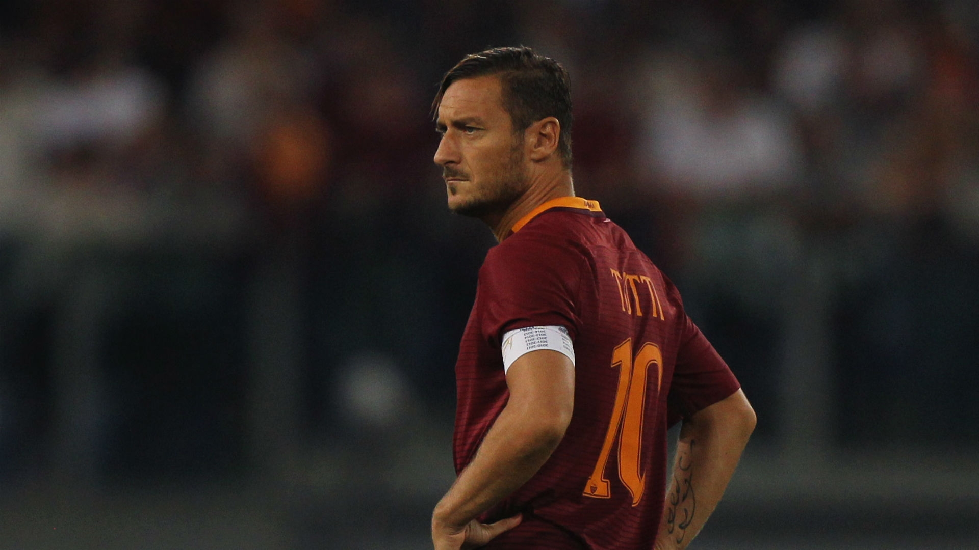 Francesco Totti has hinted towards the fact that the game against Genoa may be his last