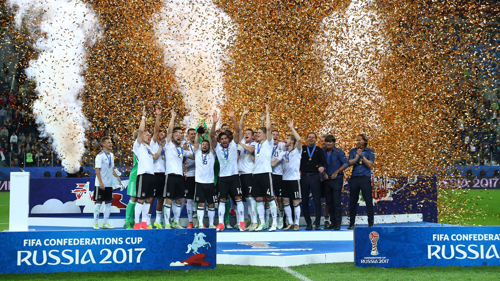 The Germans never seemed to face many problems in winning the Confederations Cup trophy.