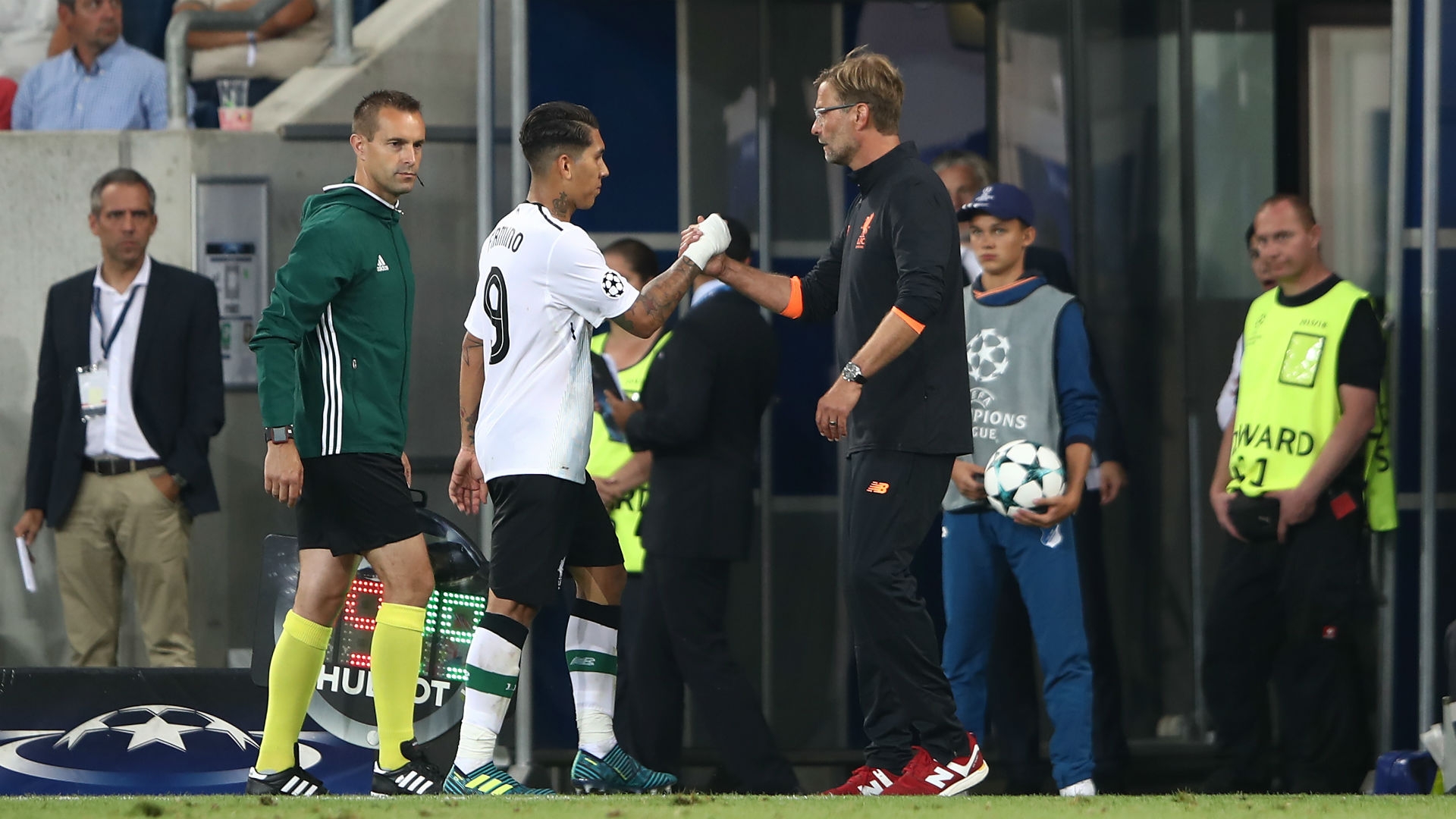 Firmino and Klopp