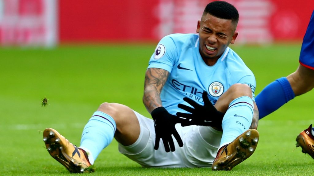 Gabriel Jesus sustained an injury that will have him out for 4-6 weeks
