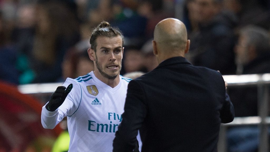 Gareth Bale and Zidane