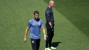 Zidane and Cristiano Ronaldo