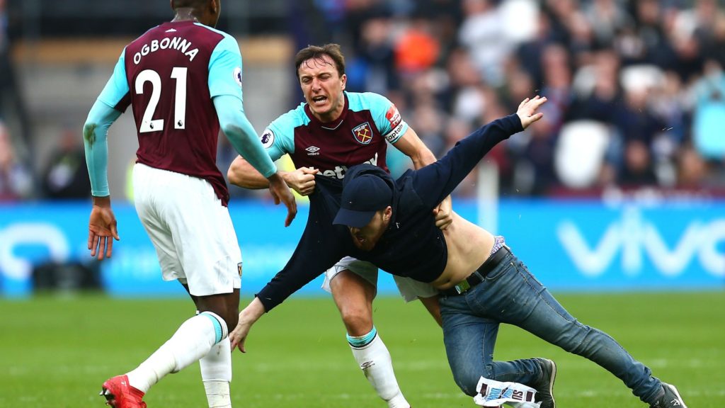 Mark Noble, West Ham captain could face disciplinary penalties following interaction with supporter