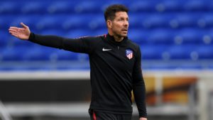 Diego Simeone - Atletico Madrid in the Europa League final against Olympique Marseille