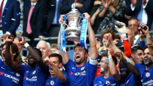 gary Cahill - helping Chelsea win the FA Cup