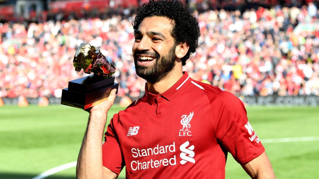 Mohamed Salah, winner of the Player of the Year award