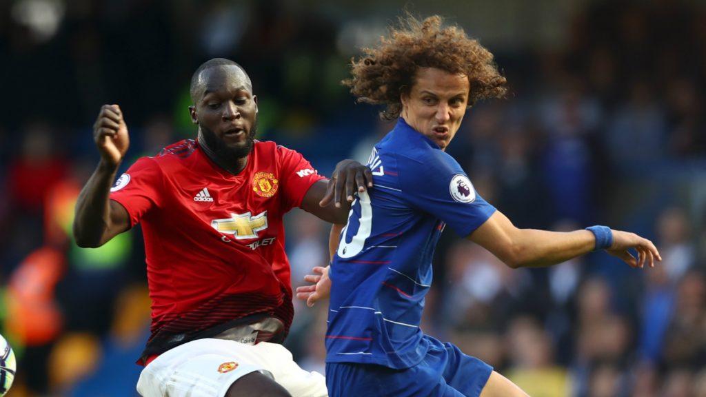 David Luiz (Chelsea) and Romelu Lukaku (Manchester United)