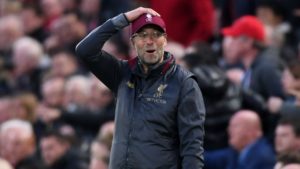 Jurgen Klopp - Liverpool manager after draw against champions Manchester City