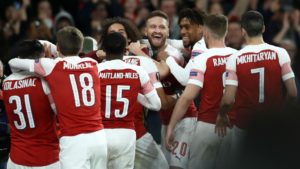 Arsenal qualify in the Europa League at the expense of Rennes