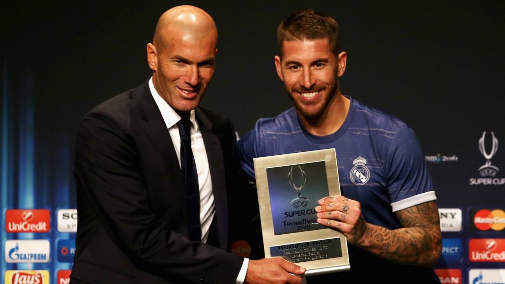 Zineidne Zidane and Sergios Ramos - Real Madrid, La Liga Fantasy in FootballCoin