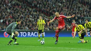 Arjen RObben goal in Bayern Munchen vs. Borussia Dortmund, Champions League 2013