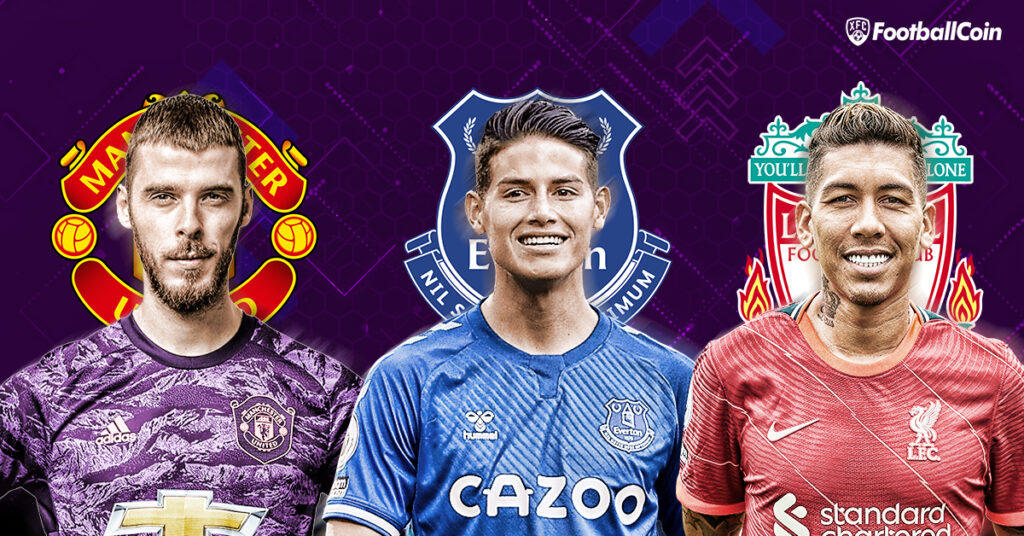 Premier League de gea, james rodriguez, firmino