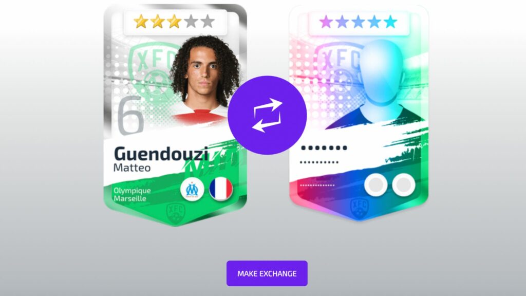 Guendouzi XFC exchange card